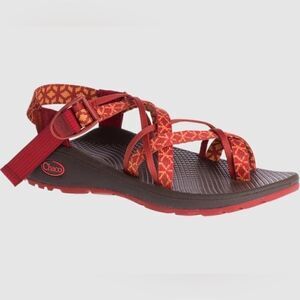Chaco Z/Cloud X2 Remix - Graph Peach Classic Strappy Sandals Woman's 9